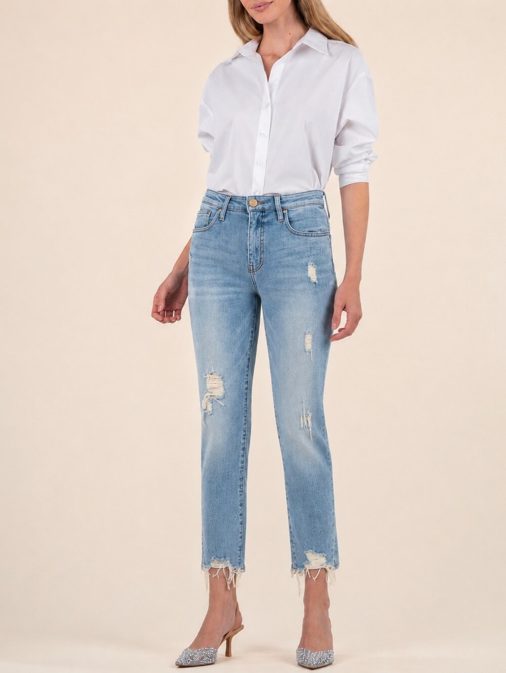 ❤️ KUT FROM THE KLOTH HIGH RISE RACHEL MOM JEANS, 4 (27)